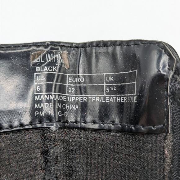 Michael Kors Little Girls Size 6 Lil Winnie Black Half-Calf Boot Toddler - Picture 9 of 15